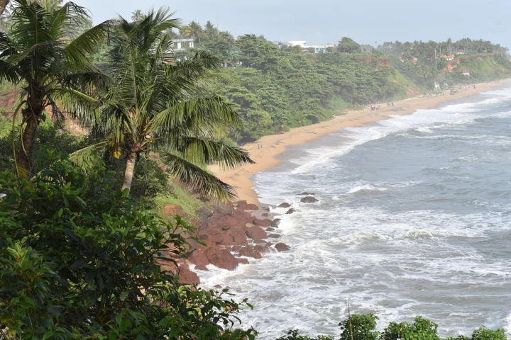 Varkala Cliff and Papanasam Beach
